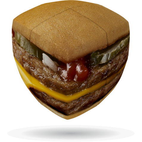 V-CUBE 2 Pillowed - Burger
