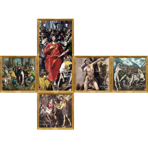 V-CUBE 3 Flat - El Greco Print